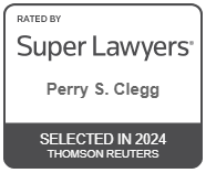 A super lawyers badge for Perry S Clegg